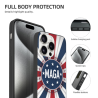 iPhone 15/Pro/Max Kontraststreifen Handyhülle - okomall