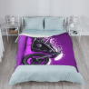 280g Vertical Flannel Blanket (with Motorcycle Pattern)