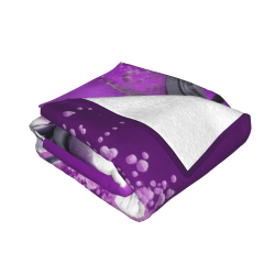 280g Flannel Blanket (Horizontal) - Motorcycle Pattern