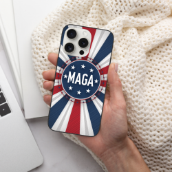 iPhone 15/Pro/Max Kontraststreifen Handyhülle - okomall