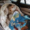 Starry Night Explorer Flannel Blanket - Okomall
