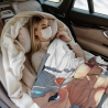 Coperta in Flanella Polare 280g (Stile Verticale) con Disegno, Comfort e Bella