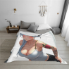 280g Flanell-Pullunderwolle (Horizontaler Stil) mit exquisitem Anime-Muster