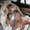 280g Flanell-Pullunderwolle (Horizontaler Stil) mit exquisitem Anime-Muster