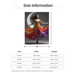 280g Flanell-Fleece-Decke (vertikaler Stil) mit exquisitem großflächigem Einzel-Seiten-Druck