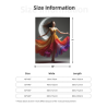 280g Flannel Fuzzy Blanket (Vertical Style) with Exquisite Full-width Single-side Printing