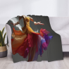 Couette Flanelle Arc-en-Ciel Rêveur - Okomall
