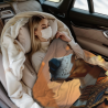 280g Flannel Fleece Blanket (Egyptian Style Dog Pattern)