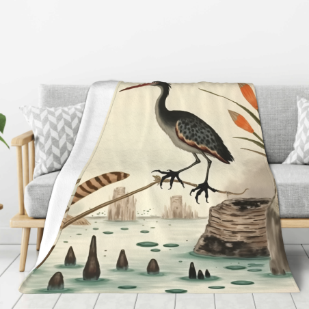 Coperta in flanella verticale da 280g: Stampatura elegante e materiale di alta qualità