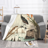 Couverture en flanelle fleece 280g (horizontale) - Motif naturel exquis