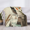 280g Flannel Fleece Blanket (Horizontal) - Exquisite Natural Pattern