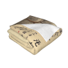 280g Flanell Fuzzy Decke (Horizontal) mit chinesischem Blumen- und Vogelmuster, bequem und warm