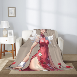 280g Vertical Flannel Blanket (with Unique Printing)