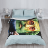 280g Flannel Blanket (Vertical Style) - Exquisite Pattern, Comfortable and Warm