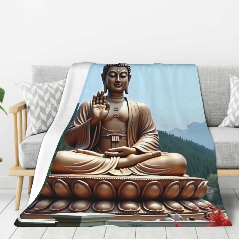 Serene Forest Flannel Blanket - Okomall