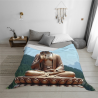 280 - Gramm Flanelldecke (horizontales Design) mit Buddhavorlage