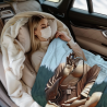 Drap en flanelle de 280 g (style horizontal) avec motif de Bouddha
