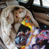 Coperta in flanella verticale da 280 g: Motivo squisito e materiale confortevole