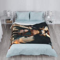280g Flannel Fleece Blanket (Vertical Style) with Pattern