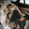 Coperta in flanella morbida da 280 g (Orizzontale) con motivo di una guerriera alata