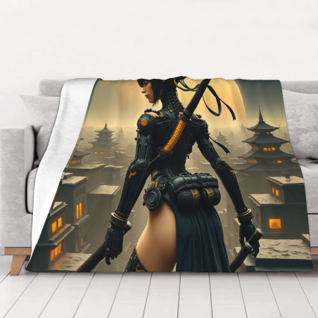 Couette Flanelle Style Samouraï - Okomall