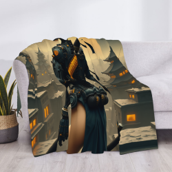 Couette Flanelle Style Samouraï - Okomall