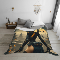Couette Flanelle Style Samouraï - Okomall
