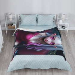 280 - Gramm Flanell - Fuzzy - Decke (vertikaler Stil) mit Muster