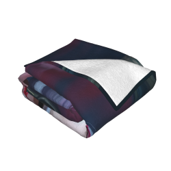 Coperta in flanella polare da 280 g (con motivo di ragazza elfica)