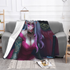 Drap en laine de flanelle de 280 g (avec motif de jeune fille elfique)