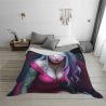 Drap en laine de flanelle de 280 g (avec motif de jeune fille elfique)
