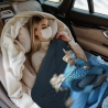 Couette en Flanelle Verticale - Motif Dragon Mignon