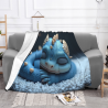 280g Flannel Fleece Blanket with Night Fury Pattern - A Comfortable Choice