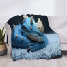280g Flannel Fleece Blanket with Night Fury Pattern - A Comfortable Choice
