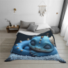280g Flannel Fleece Blanket with Night Fury Pattern - A Comfortable Choice