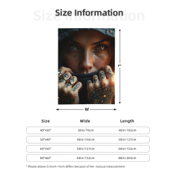 Dreamy Flannel Blanket - 280g Portrait | Okomall