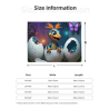 280g Flanell Wolldecke (Horizontal) - Cute Cartoon图案