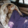 Coperta in flanella 280g con stampa lato singolo del motivo di una tranquilla notte di luna