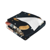 Couverture en Flanelle Duveteuse 280g (Style Horizontal) avec Motif Ancien de Jeune Fille