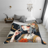 Coperta in Flanella Pelosa 280g (Stile Orizzontale) con Motivo Antico di Ragazza