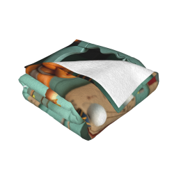 Couverture en flanelle polaire de 280 g (Style Horizontal) Version de Motif de Mode