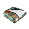 Couverture en flanelle polaire de 280 g (Style Horizontal) Version de Motif de Mode