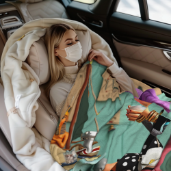 280グラムのフラネルブランケット（横型）ファッションパターンバージョン