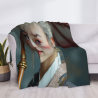Coperta in Flanella Morbida da 280g (Orizzontale) con Motivo di Stile Antico - Una Buona Scelta per Comfort e Calore