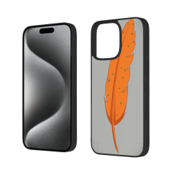 iPhone 15/Pro/Max 羽毛手机壳 - okomall 个性定制