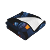 Manta de flanela polar de 280g (estilo horizontal) con diseño de casco de ciencia ficción
