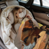 280g Flanell Fleece Decke (Vertikaler Stil): Druckteppich im alten ägyptischen Stil
