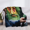 Manta de Flannel Fuzzy de 280g (Horizontal) - Patrón Fantástico Súper Suave