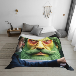 Fleece-Decke 280 g (horizontal) - Fantastisches Muster, superweich