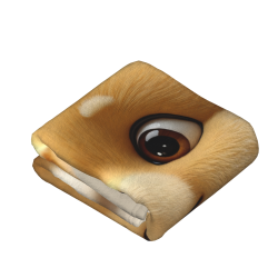 Manta de polar de 280 g - Encantador patrón de Shiba Inu